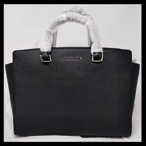 Michael Kors Selma Large Satchel 3D Floral Strap - Picture 10 of 13